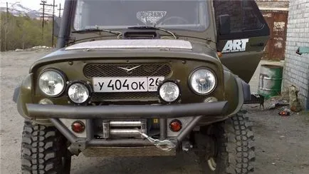 Megerősített lökhárító UAZ-469 kezük (kéz) Megerősített lökhárító UAZ-469 kezük