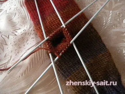 Kesztyű kötőtű kezdőknek horgolt kötés rendszer 5