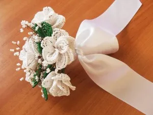 Kiválasztása egy esküvői csokor gyöngyök! (Bouquet) Kiválasztása egy esküvői csokor gyöngyök!