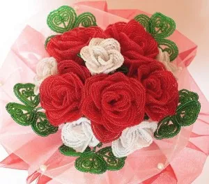 Kiválasztása egy esküvői csokor gyöngyök! (Bouquet) Kiválasztása egy esküvői csokor gyöngyök!