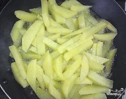 Laskagomba, sült burgonya - lépésről lépésre recept fotók