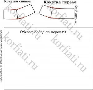 Minta hosszú szoknya sifon és