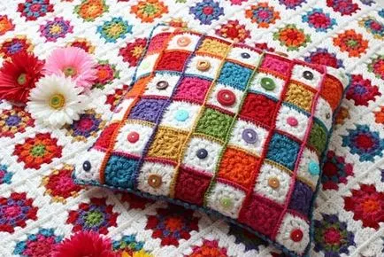 Kötőtű és horgolt technika patchwork (feldolgozás motívumok és kapcsolatuk)