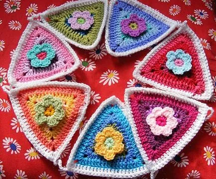 Kötőtű és horgolt technika patchwork (feldolgozás motívumok és kapcsolatuk)