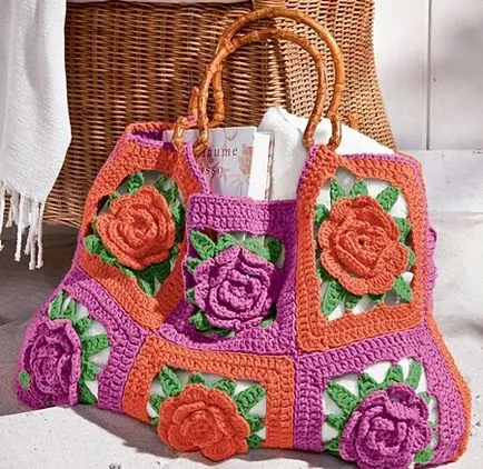 Kötőtű és horgolt technika patchwork (feldolgozás motívumok és kapcsolatuk)