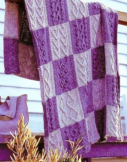 Kötőtű és horgolt technika patchwork (feldolgozás motívumok és kapcsolatuk)