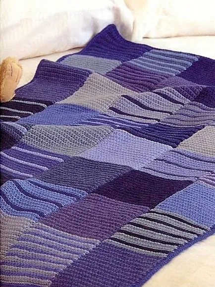 Kötőtű és horgolt technika patchwork (feldolgozás motívumok és kapcsolatuk)