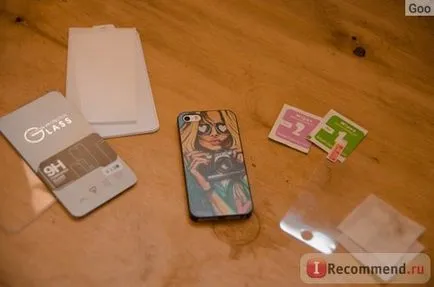 Védőüveg képernyőn a képernyő védő üveg 9h edzett iPhone 5, 5 mp - «biztonsági üveg