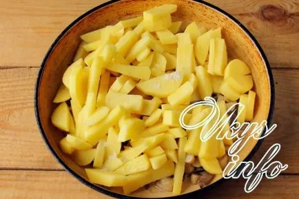 Rántott laskagomba burgonya recept fényképpel (osztriga) Rántott laskagomba burgonya recept egy fotó