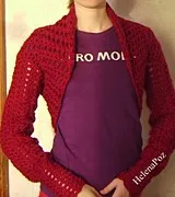 Hogyan Kötött bolero horgolt rendszer