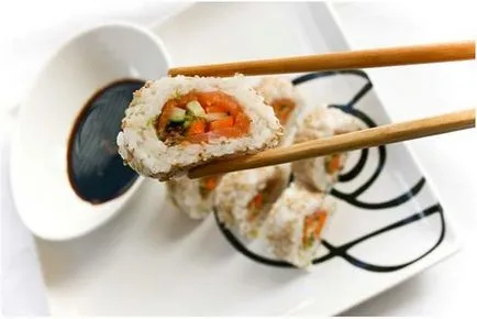Hogyan enni sushi ízletes Hogyan enni sushi ízletes