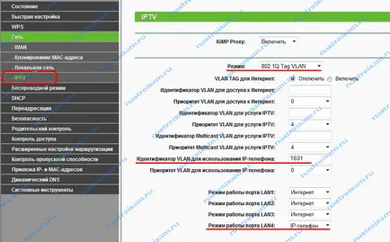 Hogyan kell beállítani a modemet IPTV