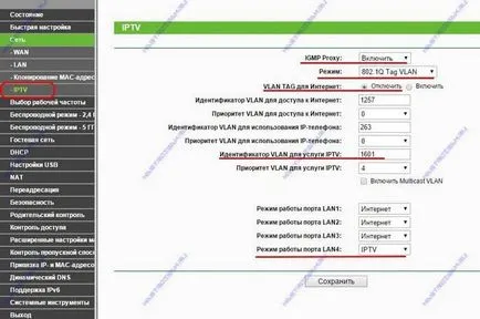 Hogyan kell beállítani a modemet IPTV