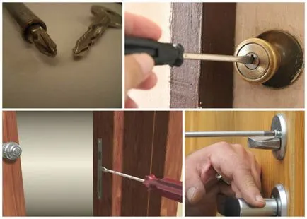 Hogyan kell megnyitni egy törött bezárkózniuk
