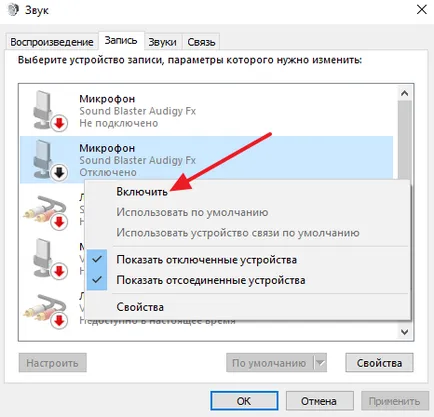 Laptop, hogyan kell kikapcsolni a mikrofont