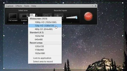 Camtasia felvevő, amely