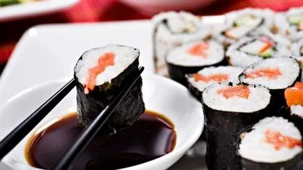 Hogyan enni pálcikával sushi Hogyan enni pálcikával sushi