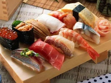 Hogyan enni sushi pálcika