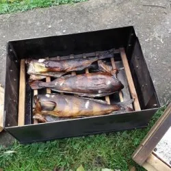 Smokehouse füstölt kezét rajzok