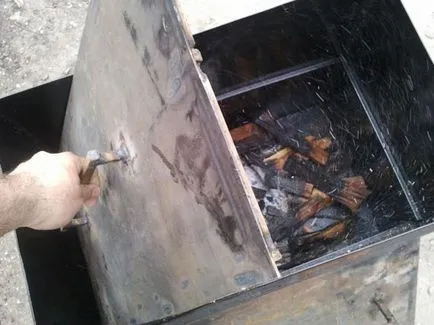 Smokehouse füstölt kezét rajzok