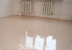 Önterülő padló, hogyan kell csinálni Önterülő padló, hogyan kell csinálni