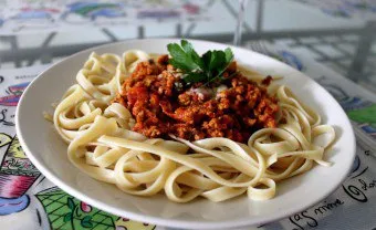 Mivel a tészta Carbonara