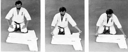 Karate öv, mint egy nyakkendő Karate öv, mint egy nyakkendő