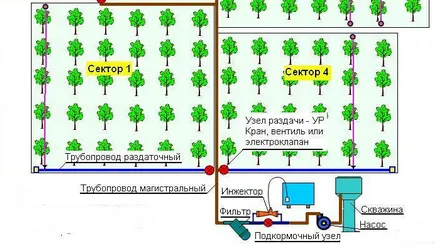 Csepegtető öntözés mezők Csepegtető öntözés mezők