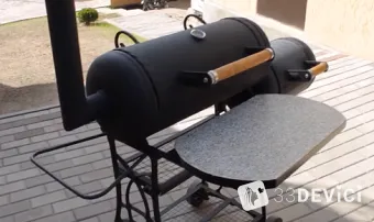 Smokehouse füstölt kezét rajzok