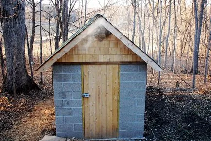 Smokehouse füstölt kezét rajzok