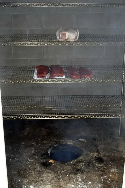 Smokehouse füstölt kezét rajzok