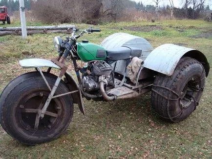 Házi-k alapján a hazai motorkerékpár „Minszk” ILS „ural” és Forgó