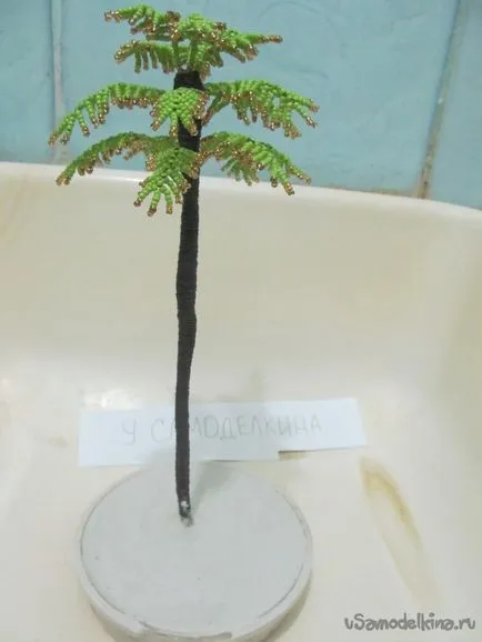 Házi Palm gyöngyök (egy zöld gyöngy) Házi tenyér gyöngyök