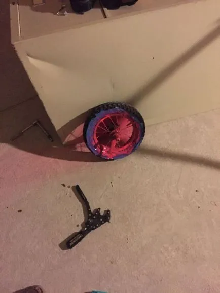 Házi robogót régi kerékpár saját kezűleg (robogó) Házi robogót régi kerékpár saját kezűleg