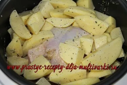 Egész csirke multivarka