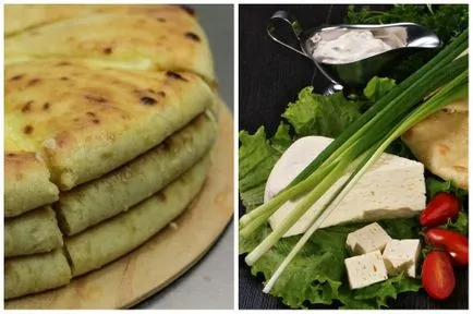 Oszét piték sajttal és burgonyával