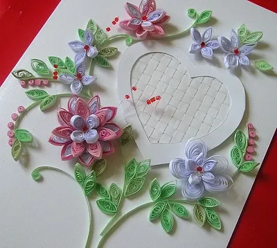 Quilling esküvőre
