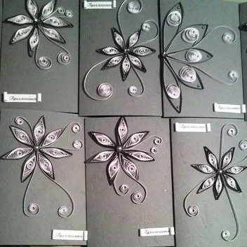 Quilling esküvőre Quilling esküvőre