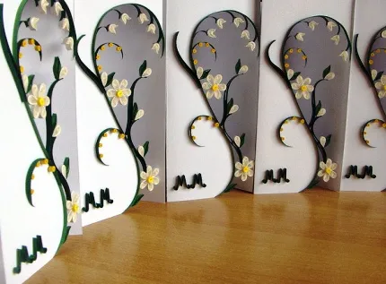 Quilling esküvőre Quilling esküvőre