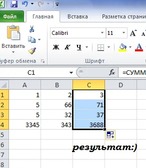 Amint képletben bevezetett Excel