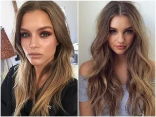 Színes haj festékek Brown