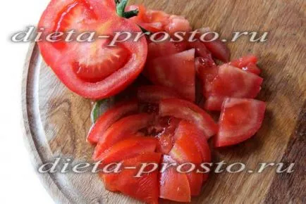 Saláta paradicsom és uborka paprika