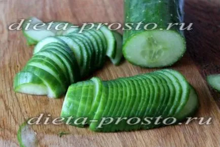 Saláta paradicsom és uborka paprika