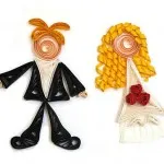Quilling esküvőre Quilling esküvőre