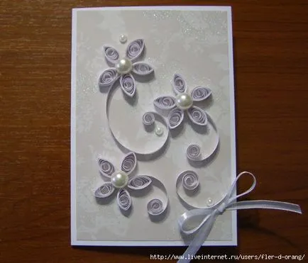 Quilling esküvőre