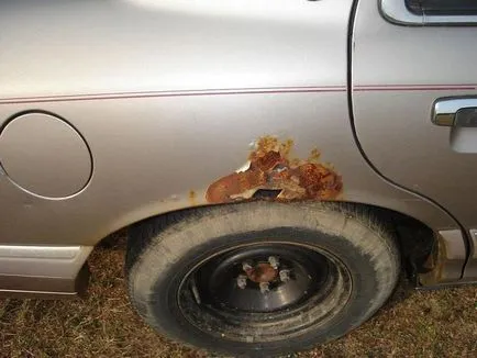 Hogyan fesse át a rozsda az autó Hogyan fesse át a rozsda az autó