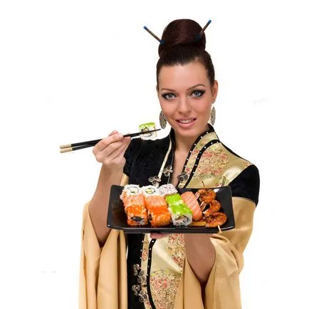 Hogyan enni pálcikával sushi Hogyan enni pálcikával sushi