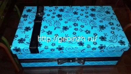 Hogyan lehet díszíteni egy doboz kezét