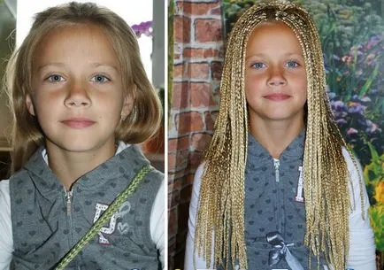 Afrikai zsinórra, hogyan kell szőni zsinórra (fotók előtt és után)