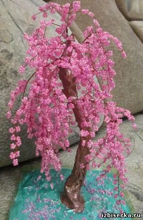 Cherry fa gyöngyök, gyöngyös fák (gyöngy) Cherry fa gyöngyök, gyöngy fák